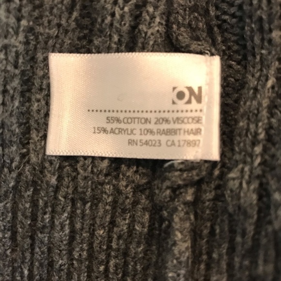 Old Navy Gray Piped Round Neck Sweater BB223 C - Picture 8 of 8